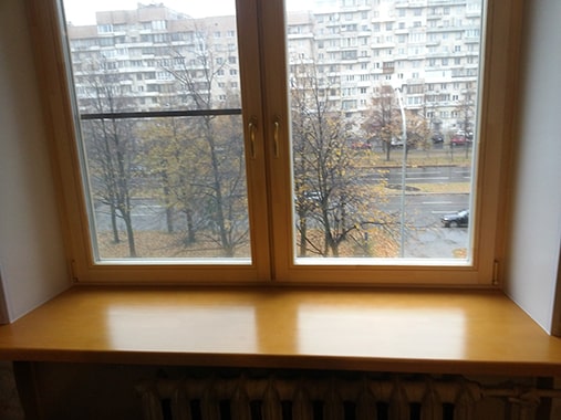 Установка деревянных стеклопакетов